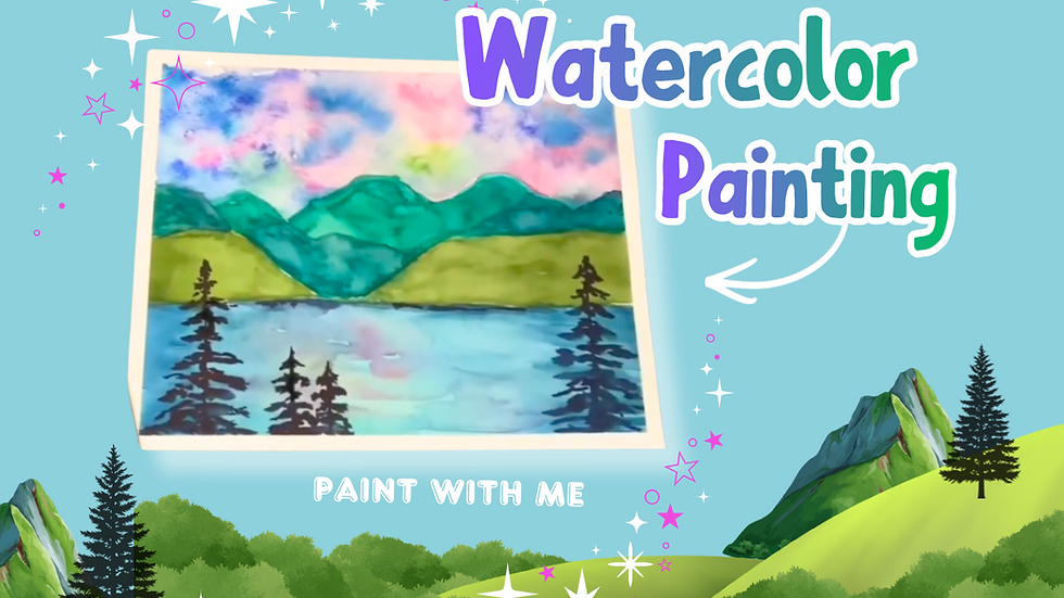 Watercolor Landscape Painting Tutorial
