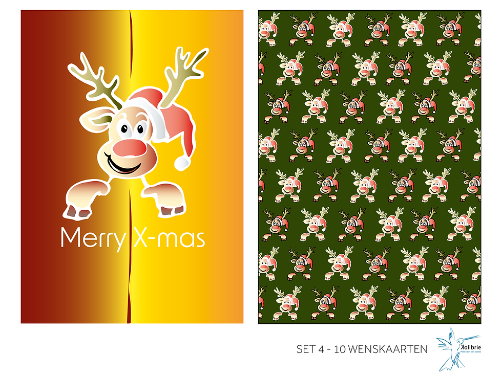 Thumbnail: 10 wenskaarten - SET 4