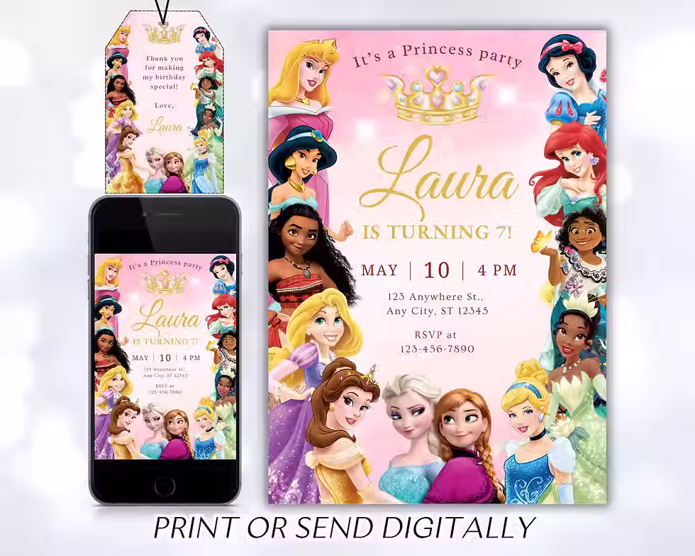 Princess Birthday Invite!
