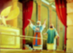 Consulting the Breastplate by the Holy of Holies laminated poster