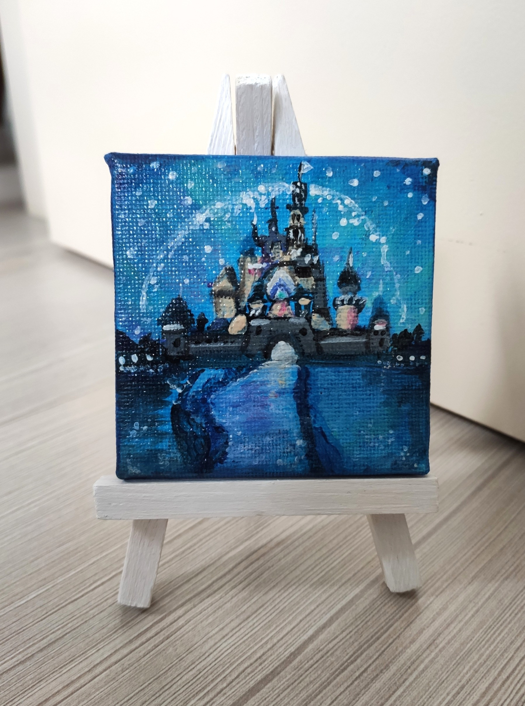 Mini Disney Castle Painting