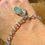 Thumbnail: Turquoise Bean Sea Glass Bracelet