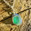 Thumbnail: Teal Sea Glass Wave Necklace