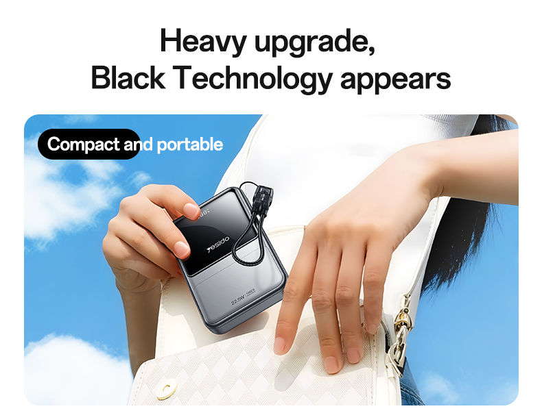 Thumbnail: YP95 22.5W 10000mAh Power Bank Digital Display Fast CharginG