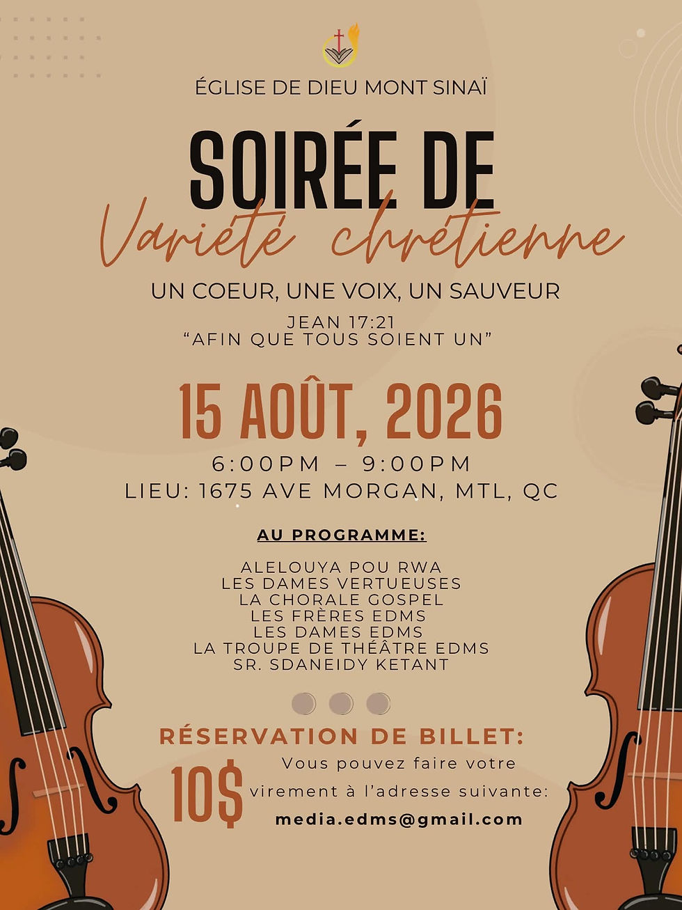 Soirée de variété chrétienne
