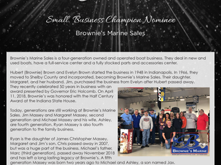 Small Business Champion Nominee: Brownie's Marine Sales