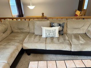 fresh clean living room after a sparkling homes deep clean
