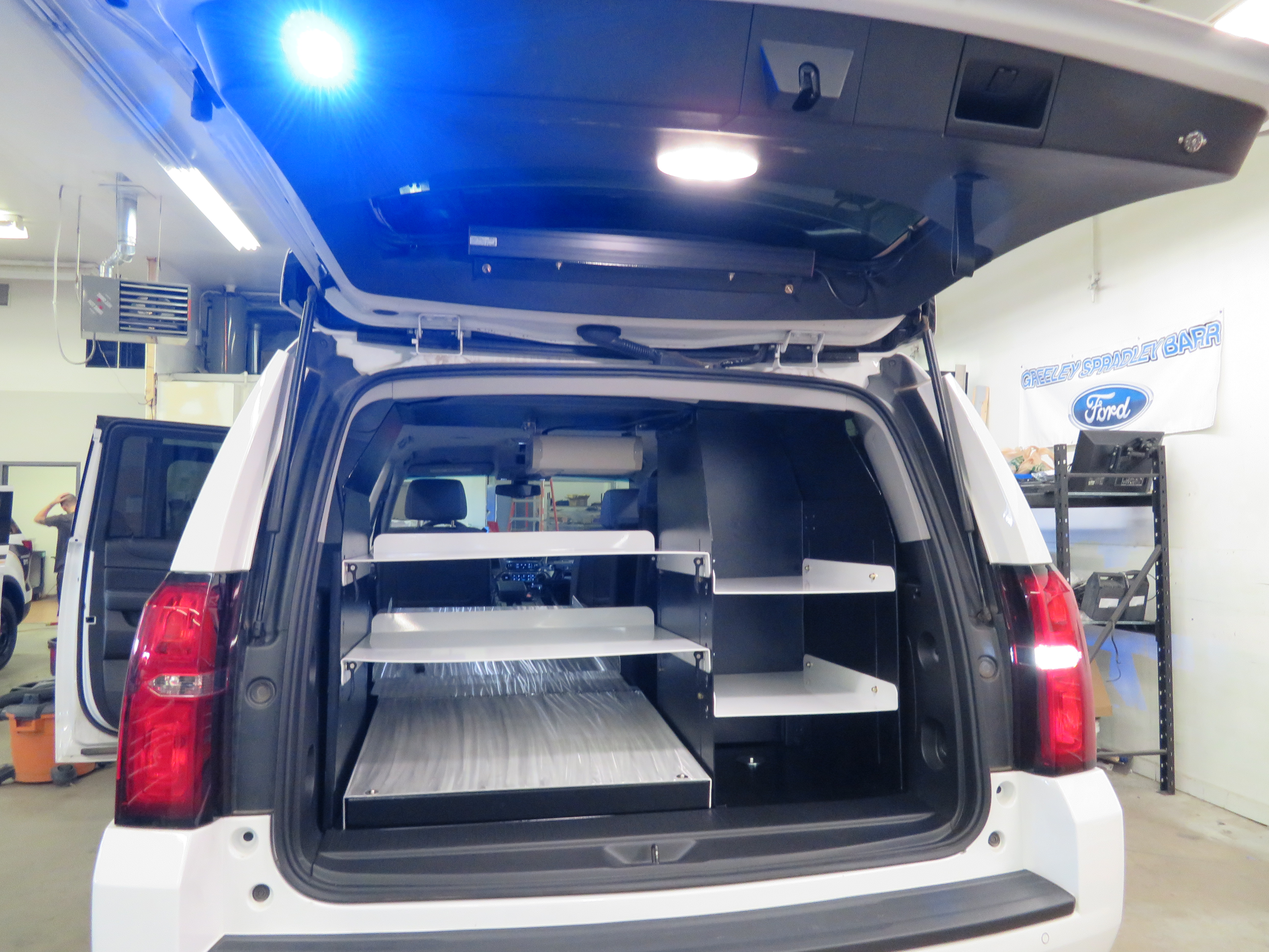 Custom Fab Rear Shelving