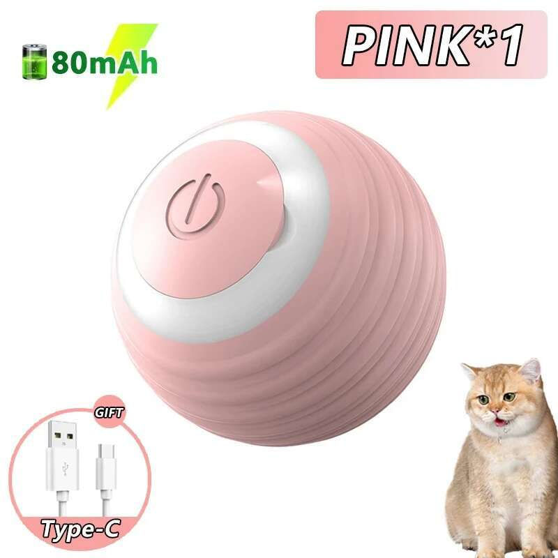 Thumbnail: Smart Dog Toy Ball Electronic Interactive Pet Toy Ball USB Automatic Bouncing R