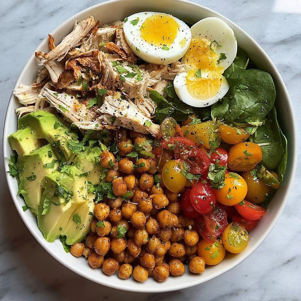 Chicken Chickpea Power Bowl