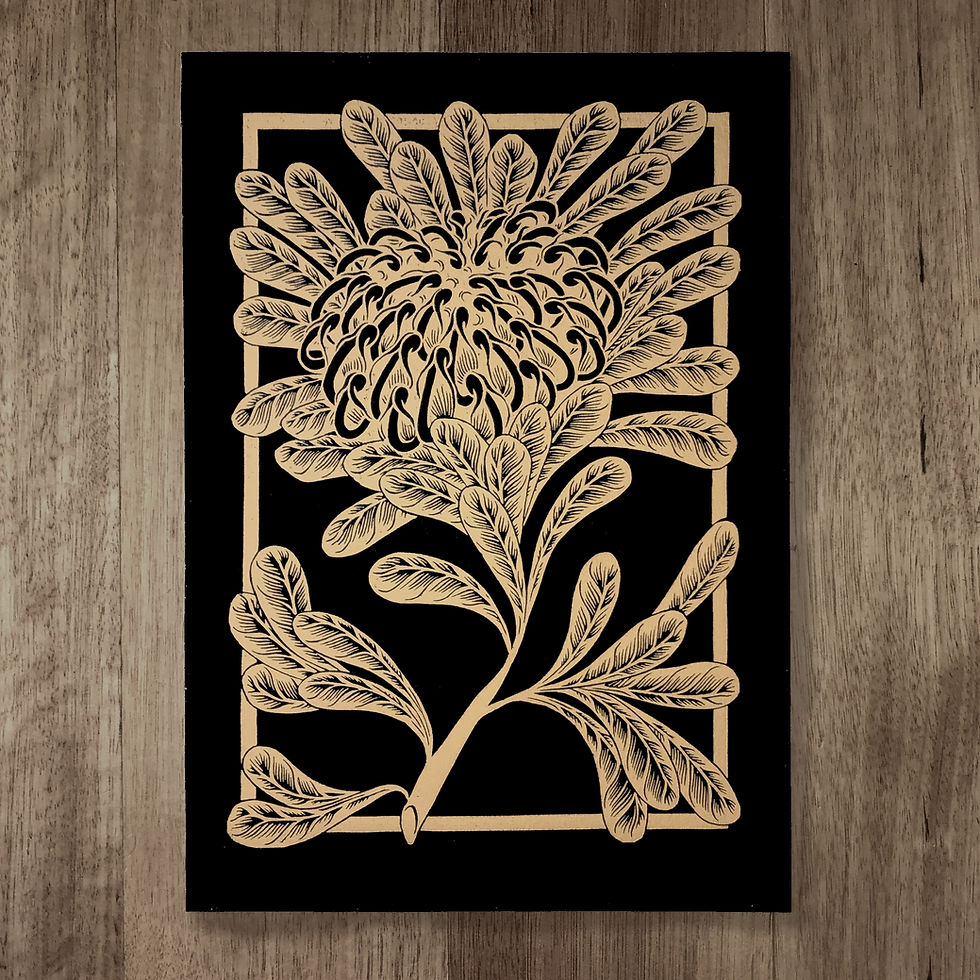 Thumbnail: A4 Tasmanian Waratah