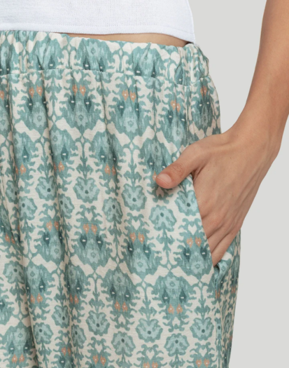 Miniatura: Pantalón estampado azul