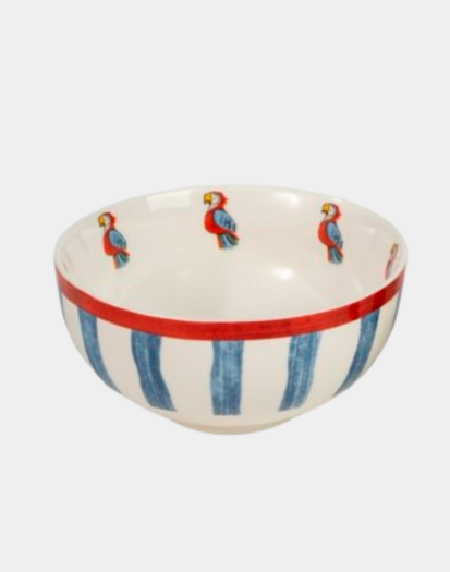 Bol tropical estampados de loros