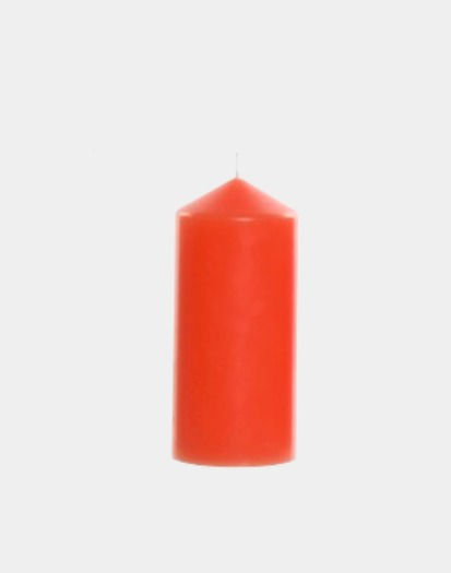 Miniatura: Vela cera colores roja