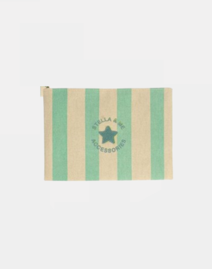 Neceser estampado veraniego verde