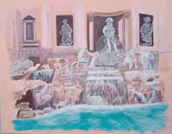 Niedostępny.  Fontanna di Trevi.