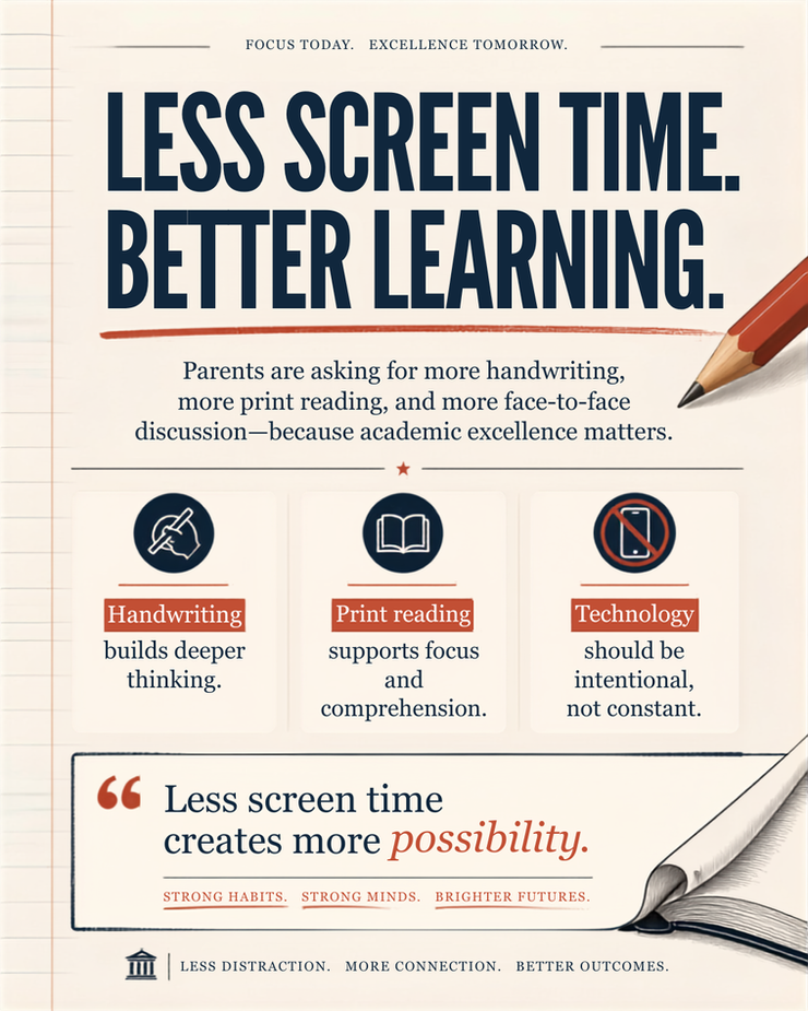Limiting screen time in classrooms