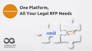 RFPs Just Got Easier with Onit™ + Counself™: One Platform, All Your Needs. 
