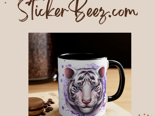 White Tiger Mug