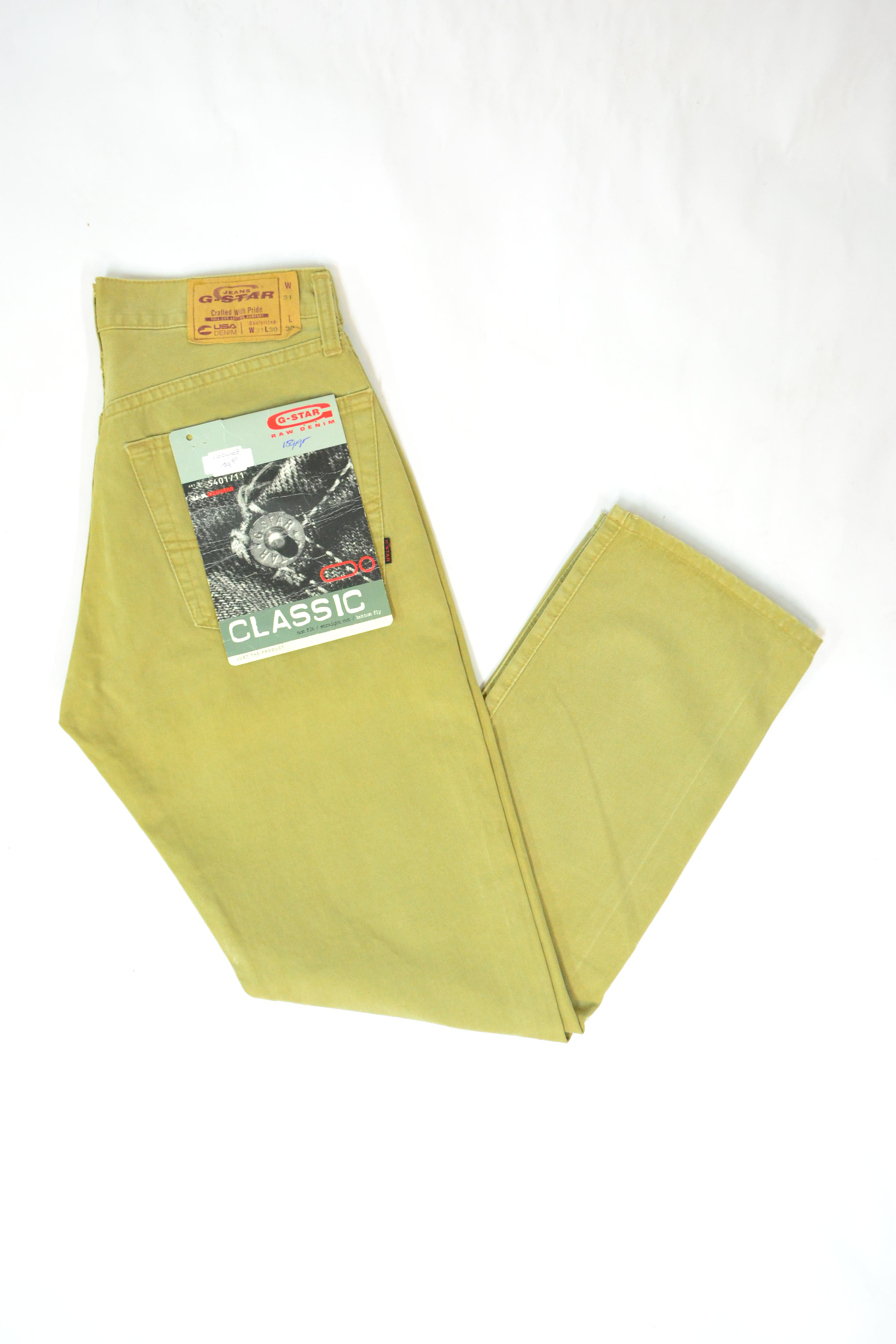 Deadstock Vintage G-star Classic Jeans Beige 31