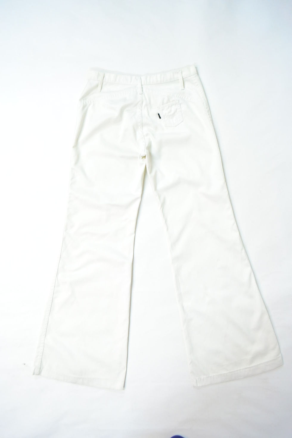 Miniaturbild: Vintage 70's Miss. Levi's Flared Black Tab Broek Wit 30