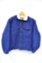 Vintage 1970 "Wrangler Authentic Western Jacket" Gevoerde Denim Jack XL