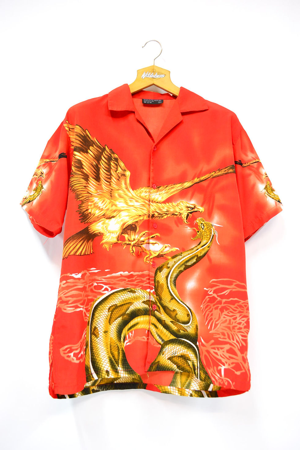Thumbnail: 10x Vintage 90's & Y2K Graphic en Draken Bowling Blousen
