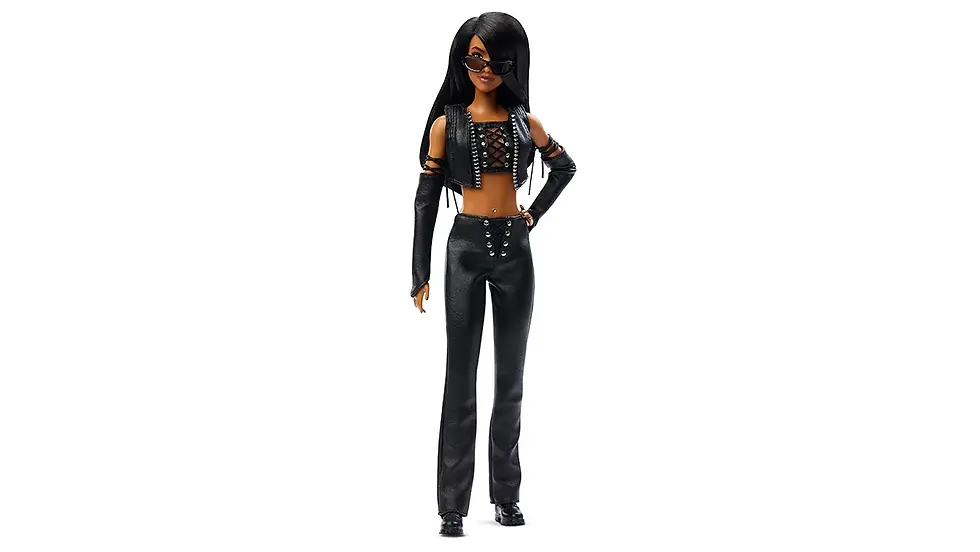 The Aaliyah Barbie doll. Courtesy of Mattel