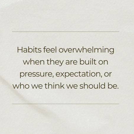 When Habits Stop Feeling Like Punishment and Start Feeling Like Care