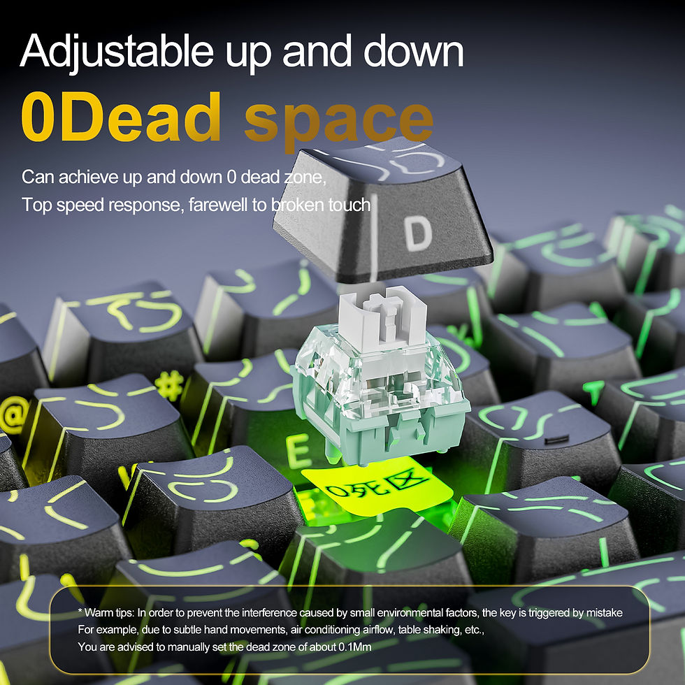 Thumbnail: ATTACK SHARK X68HE X68Pro He Magnetic Mechanical Keyboard for Pro Gaming 0.01mm 