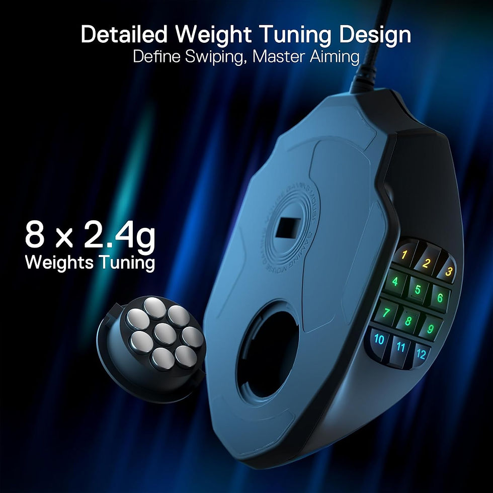 Thumbnail: Redragon M908 RGB Backlight LED USB Wired Gaming Mouse 18 Programmable Mouse But