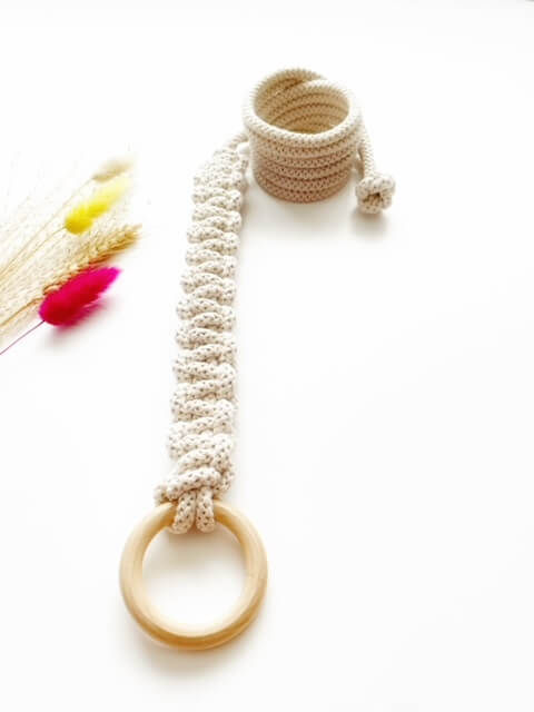 Thumbnail: Handmade Cotton Rope Belt in Vanilla
