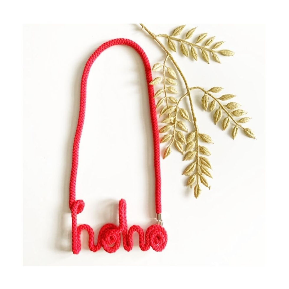 Thumbnail: Hoho Christmas Necklace