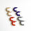 Thumbnail: Cotton Hoop Earrings in four colours
