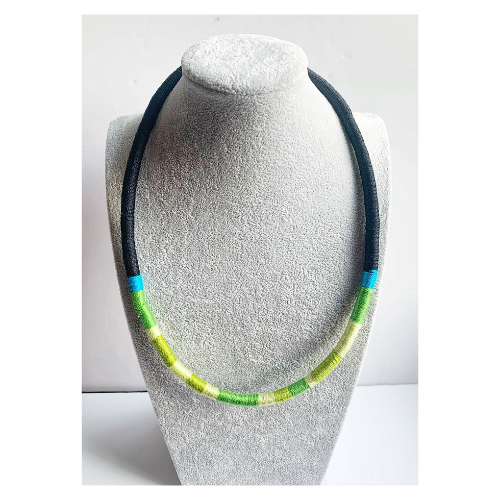 Thumbnail: Organic Cotton Wrapped Necklace