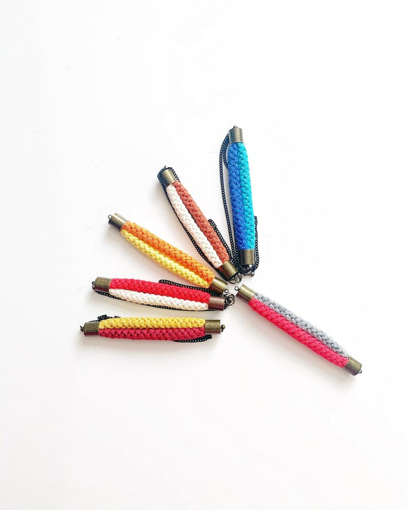 Thumbnail: Cotton Cord Pendant Made With Zero Waste Methods