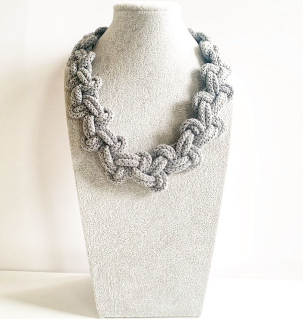 Thumbnail: The Lily Sustainable Necklace - Neutral Colours