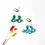 Thumbnail: Knitted Ampersand Symbol Shaped Earrings