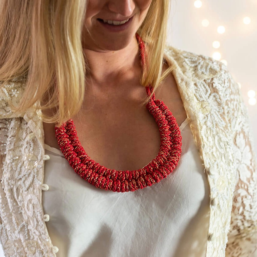 Thumbnail: The Lara Christmas Sparkle Necklace