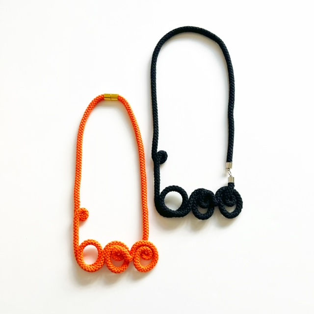 Thumbnail: Halloween Handmade boo Necklaces