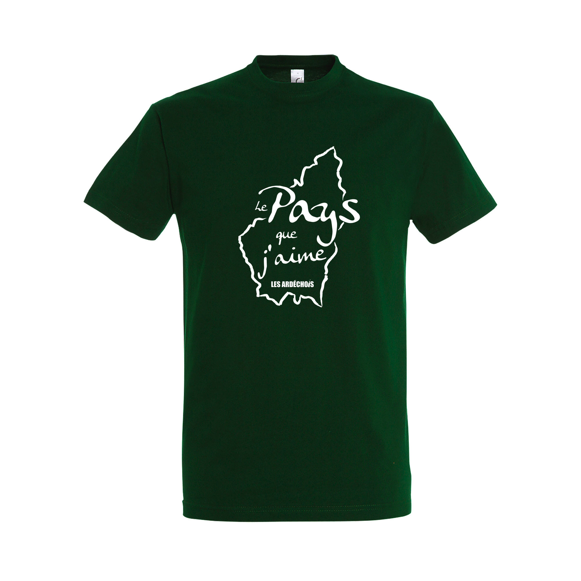 T-shirt Ardèche le pays que j'aime du groupe de musique les Ardéchois