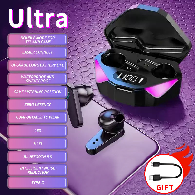 Miniatura: TWS Wireless Bluetooth 5.4 Earbuds – Hi-Fi Stereo Gaming & Sports Headphones