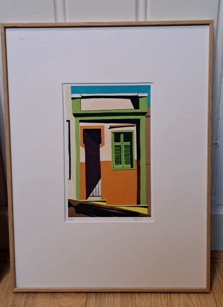 Thumbnail: Green and Orange - Limited edition fine art print