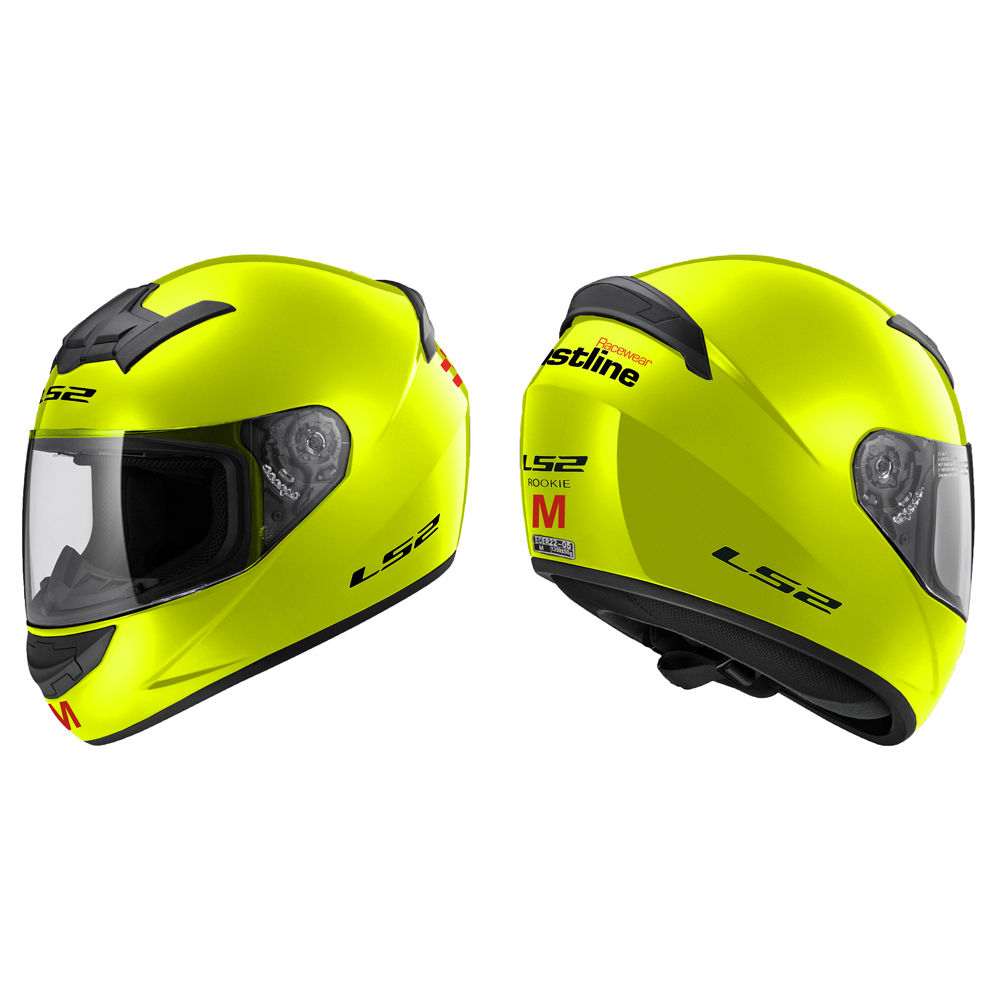 Fastline DD Rental Helmet Bright Yellow FF352