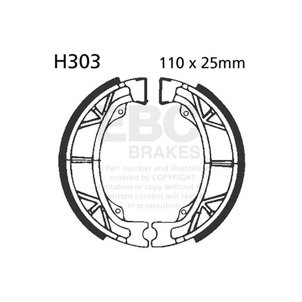 H303 EBC Brake Shoe