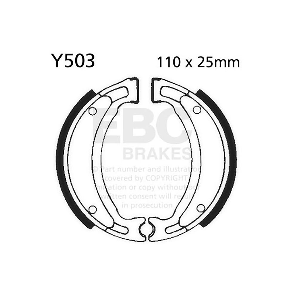 Y503 EBC Brake Shoe