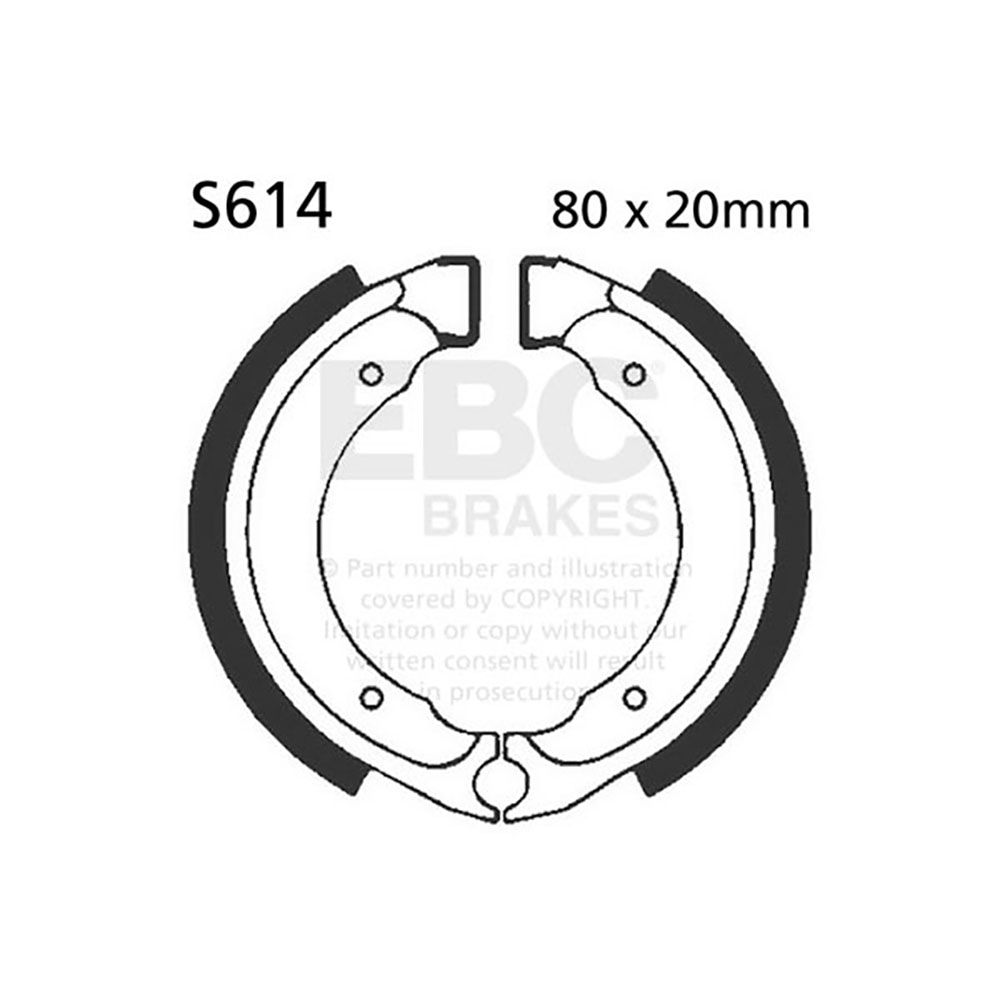 S614 EBC Brake Shoe
