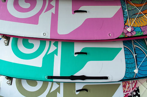 Colorful Paddleboards