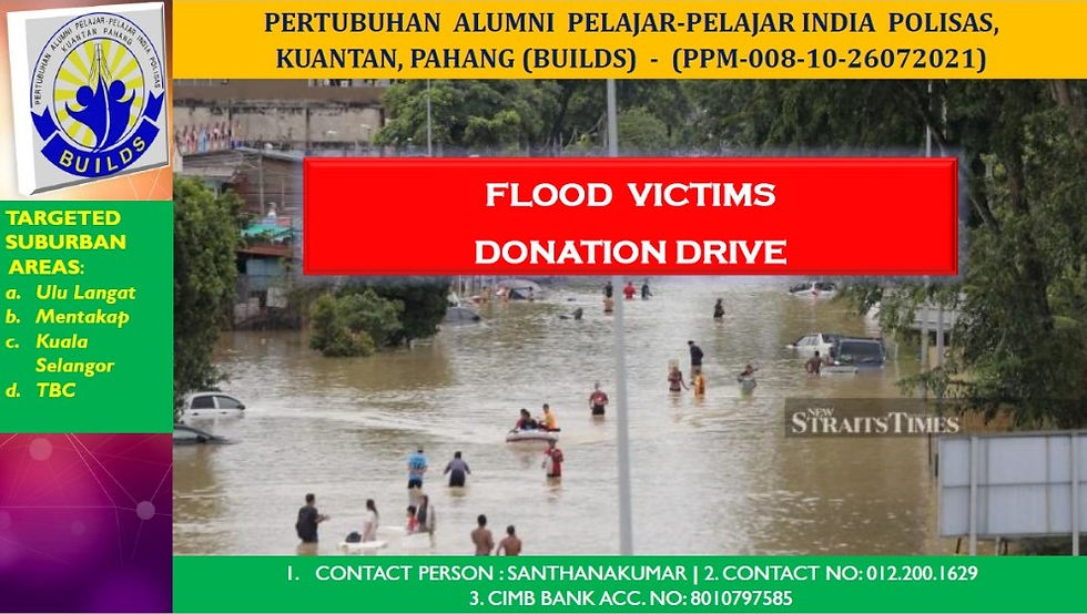Flood Victims Donation Drive