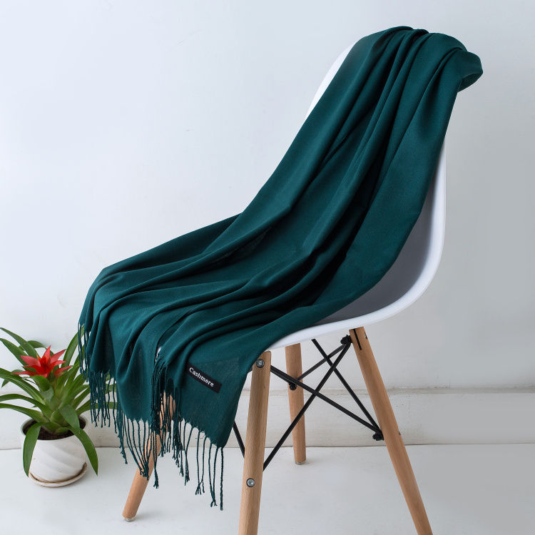 Thumbnail: SENAIFEI Long Solid Scarf – Soft Winter Wrap & Shawl